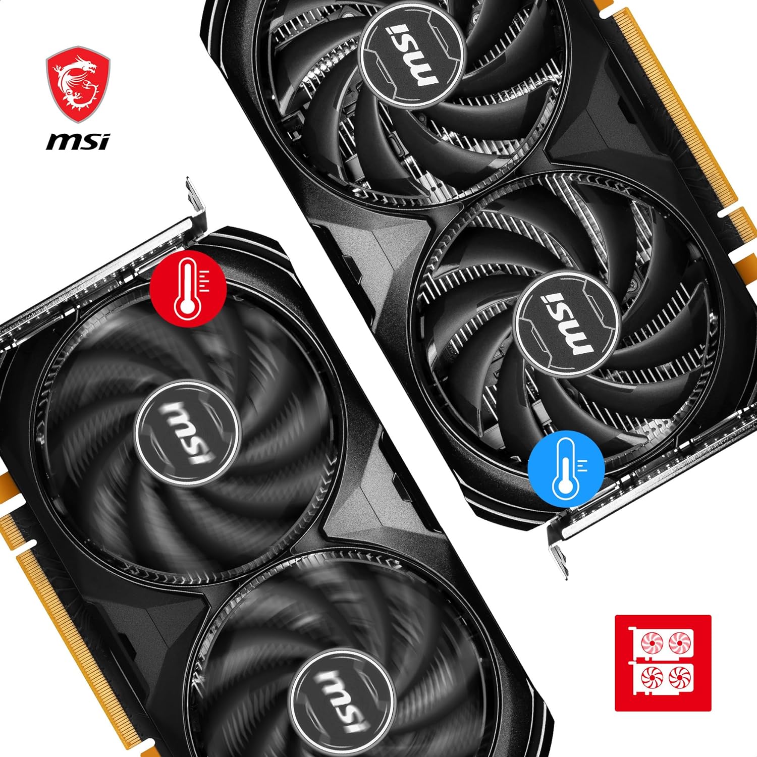 MSI Graphics Card RTX 4060 Ti Ventus 2X 16GB OC MSI Graphics Card RTX 4060 Ti Ventus 2X 16GB OC